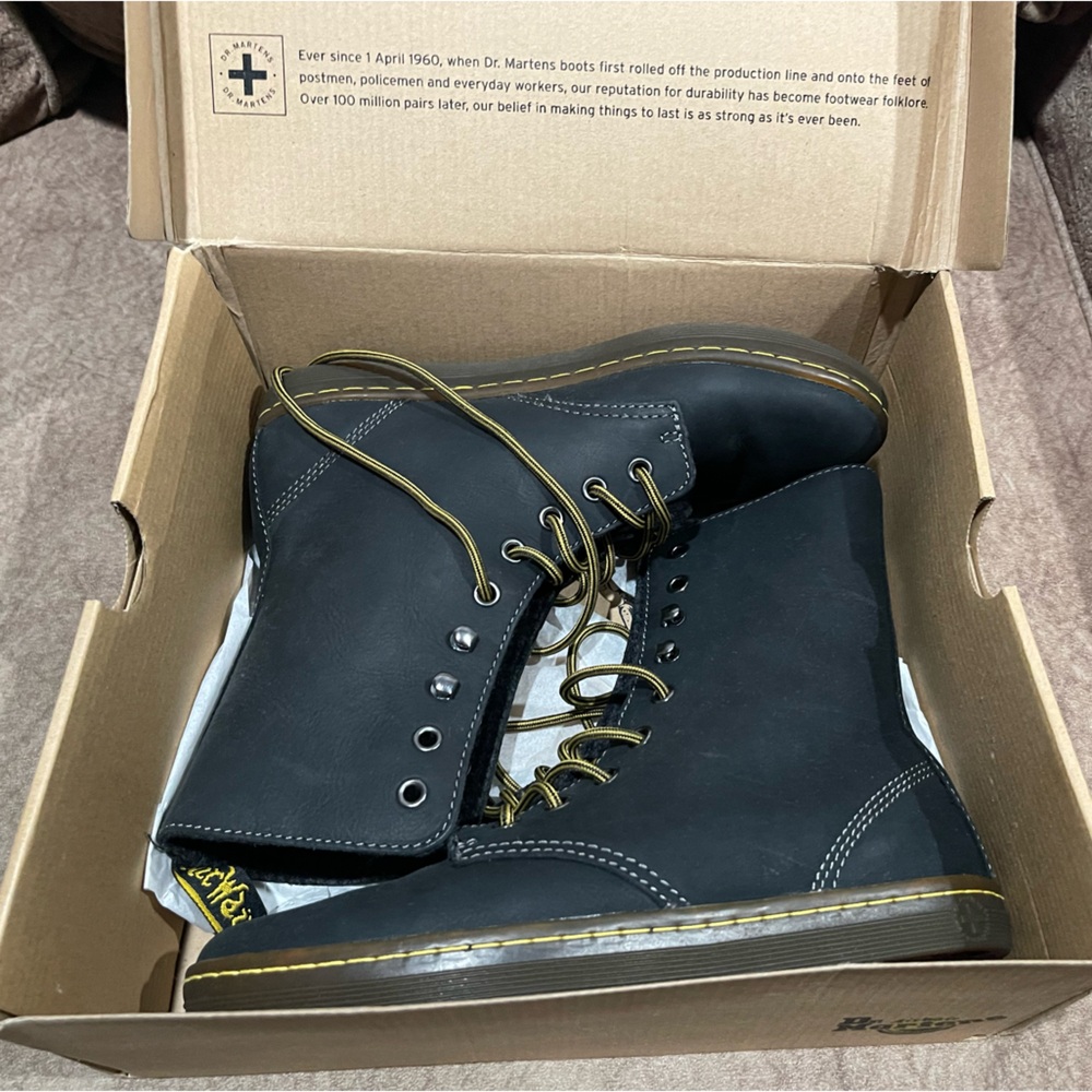 NEW in box Dr. Martens Black Tehani Lace Up Boots